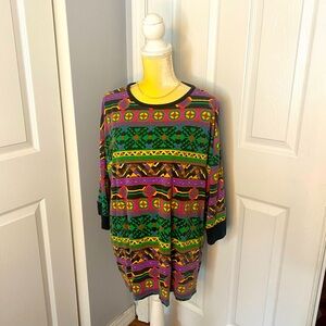 Vintage CR & ME Vibrant Colored Tunic